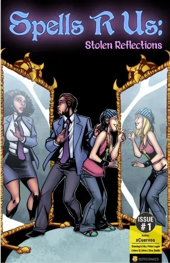 Botcomics - Spells R Us: Stolen Reflections (1-5) by xCuervos , Peter Logan , Eros Studio manga cover