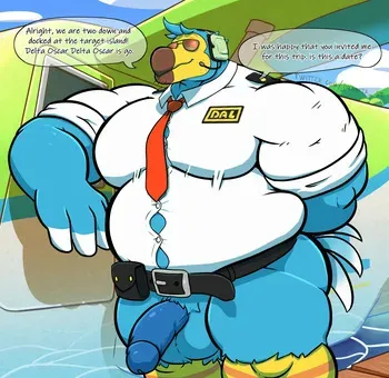 [akita77] Dating a Big Daddy Dodo (Animal Crossing: New Horizons) manga cover
