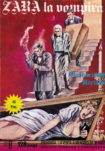 Zara la Vampira #4 (Alucinaciones Mortales) [Spanish] manga cover