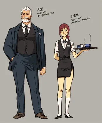 [Saagelius] Jean Girardi & Chloe Byrd (OC) manga cover