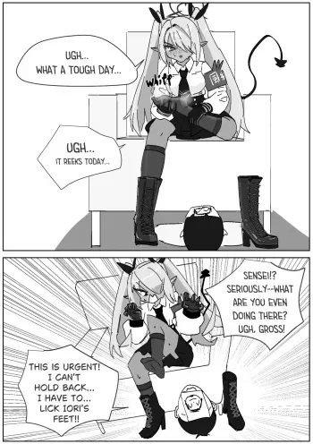 Iori – Stinky Feet Training for Maso Sensei manga cover