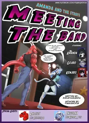 [Pakwan008] Amanda and the Strays: Meeting the Band manga cover