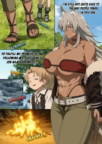 [Foot Croft] A Night With Ghislaine (Mushoku Tensei) [English] [Colorized] manga cover
