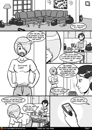 [blooberboy, Vale-City] Taking Out The Trash manga cover