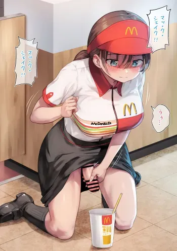 [Ayanakitori] Wabi Mac Shake o Order Sareta Futanari-chan manga cover