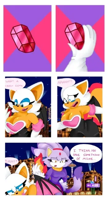 [Chubby-Dingo] Rouge's Punishment (Sonic The Hedgehog) [English] manga cover