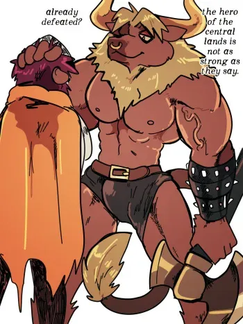 (wolfgang | wolfrad senpai | hassel_nut) Minotaur comic [English] manga cover