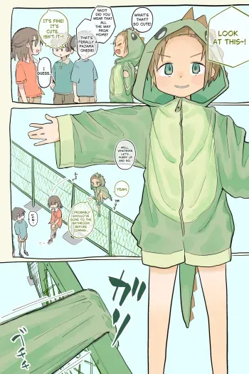 The costume got caught manga cover