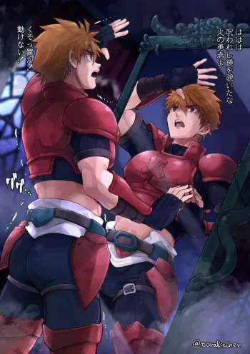 [Ebitendon (Torakichi)] [Fanbox 2021.08] Noroinokagami de sekka suru yusha [Petrification] manga cover