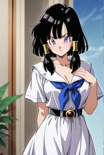 Videl, Dragon Ball Z [AI Generated] manga cover
