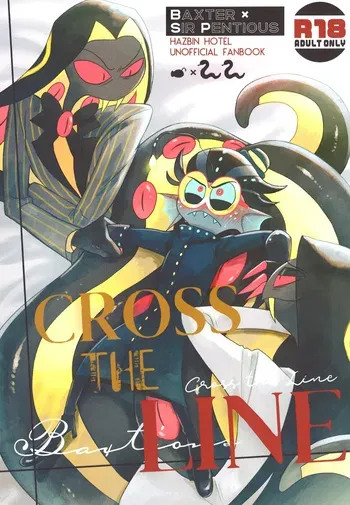 [Gied (Yomu)] CROSS THE LINE (Hazbin hotel) manga cover