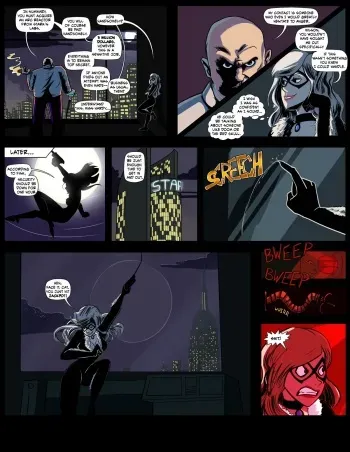 [HSefra] Black Cat's Luck (Spider-Man) manga cover