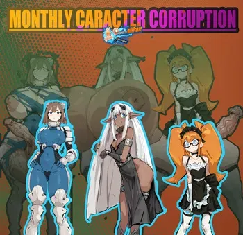 Monthly character corrupition-Milk flaker manga cover