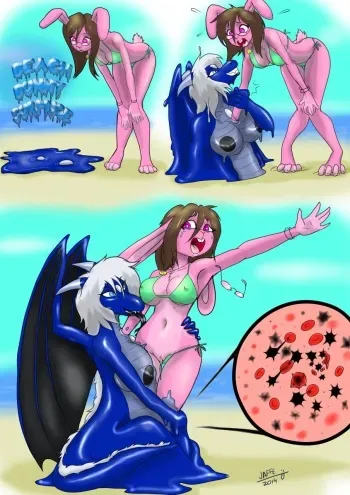 beach bunny suprise and lzarrockl other side comics manga cover