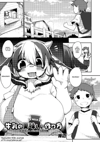 [Kishibe] Gyuunyuu no Oishii Tsukuri kata (Comic Anthology Qoopa Vol. 7) [Spanish] [Avatar] [Digital] manga cover
