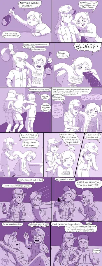 [ColdFusion] Pinecest (Gravity Falls) - Ongoing manga cover