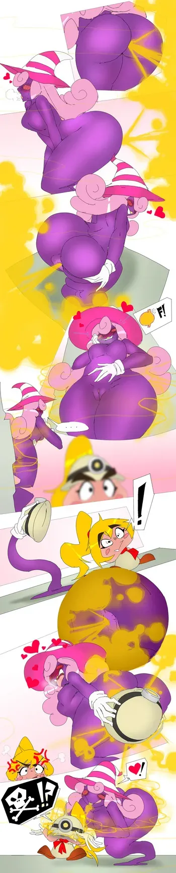 [Lazei] Vivian Farting in Goombella's Cap manga cover