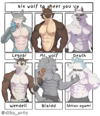 [Diko_artz, Darkmirage, Sly_Shadex] Wolves and Dragons Edits manga cover