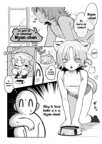 [Annomike] Chiiki Neko Nyan-chan | La gata de la comunidad, Nyan-chan [Español] [Hige] manga cover