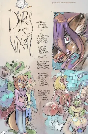 [mamabliss] Diary of a Vixen + part two manga cover