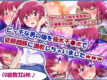 [Pop Ship] Bitch na Otokonoko wo Gokubuto Chinpo de Juujun Mesubuta ni Choukyou Shichaimashita www manga cover