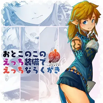 [ONP] Otokonoko no Ecchi Soubi de Ecchi na Rakugaki| Scribbles of Otokonoko Doing Sexy Thing in Sexy Gear (The Legend of Zelda) manga cover