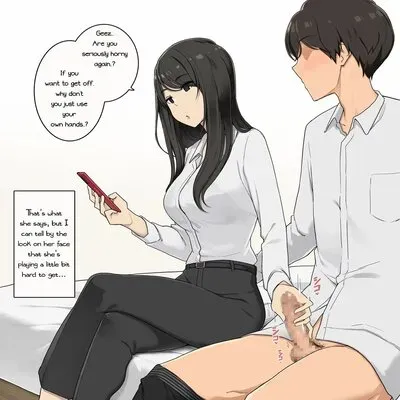 Watashi Ni Wa Seiyoku Nante Arimasen Tte Kao Shiteru Kanojo No Seishoku Honnou O Kakitateru Hanashi [Original] manga cover