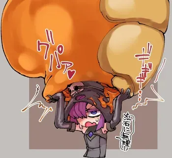 蜜壺型ハニービーのマヴィナと魔女見習いヅナちゃんの落書き（角塚） manga cover