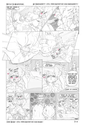 [DarkShadow777] Krystal's Sex Misadventures (Star Fox) manga cover