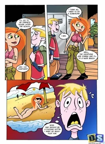 [Drawn-Sex] Kim Possible manga cover