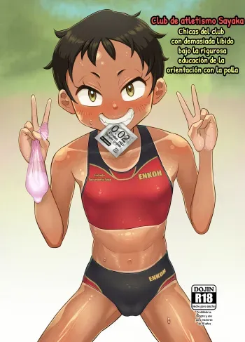[Mofu Mofu Sheep (Fujikyuu)] Rikujoubu Sayaka Seiyoku Tsuyosugi Bukatsu Joshi Chimpo Shidou de Tettei Kyouiku [Español] manga cover