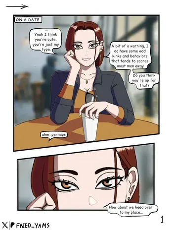 [Sweetpotat0] Met an interesting woman 1, 2, 3 & commissioned part. manga cover