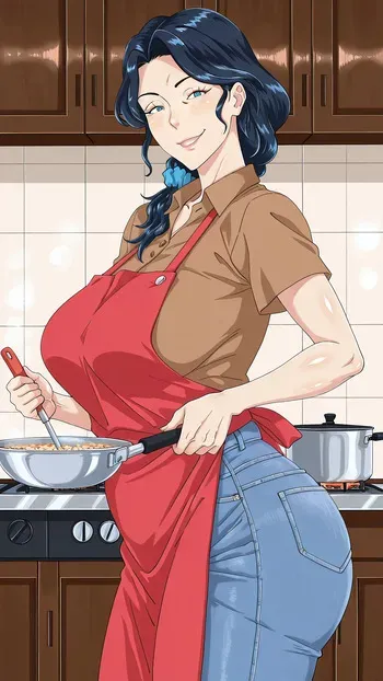Saeki Yoshie Milf From Mom Appetit For Foreigner's Big Cock Part-1 [AI Generated] manga cover