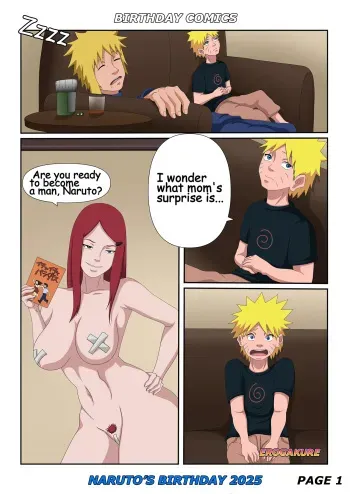 Naruto's birthday By Erogakure manga cover