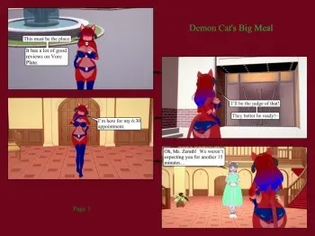 (BloodPuma) Demon Cat's Big Meal (Uncensored) manga cover