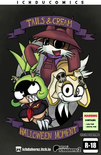 [Ichduhernz] Tails and Cream Halloween Moment manga cover