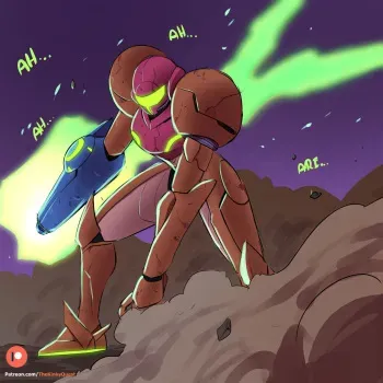 [The Kinky Quest] Heart of the Bounty Hunter (Metroid) manga cover