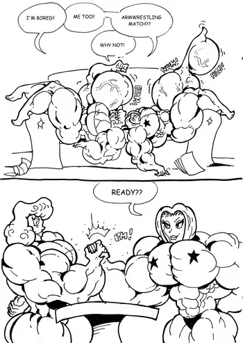 [Manthomex] Sylvie 'n' Sara - Arm Wrestling manga cover