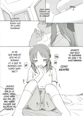 [Itano Chiharu] Tachibana-san no Natsuyasumi - Las vacaciones de verano de Tachibana-san (THE IDOLM@STER CINDERELLA GIRLS) [Español] [Traducciones necesarias] manga cover
