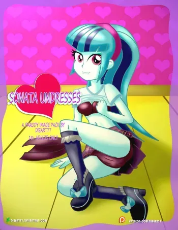 [Dieart77] Sonata Undresses (My Little Pony: Friendship is Magic) [English] manga cover