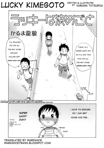 Lucky na Kimegoto manga cover