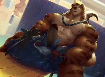 (NateeSilnpPalinGal) Breeding at the Gym manga cover
