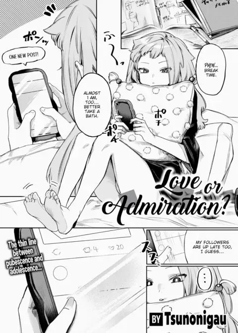 Love or Admiration? manga cover