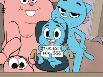 [grose] Family Share (the amazing world of gumball) [inkbunny.net] manga cover