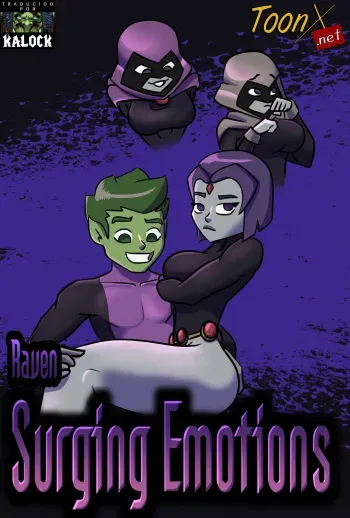 [Evil Racoon] Raven Surging Emotions (Teen Titans) (Spanish) [kalock & ToonX] manga cover