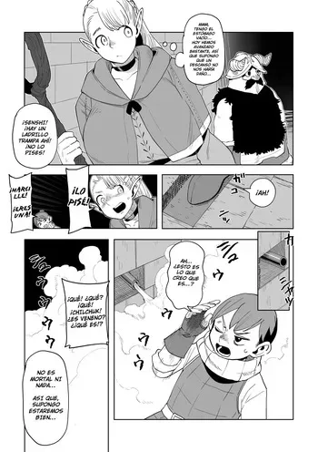 [Oekaki Kaki] Dungeon Meshi - Hatsujo Torappu no Kaishoho｜Dungeon Meshi - Cómo Rremover el Efecto de la Trampa Afrodisíaca (Dungeon Meshi) [Spanish] [Chocoflansub] manga cover