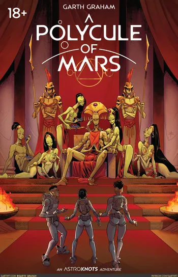 [TemporalWolf (Garth Graham)] AstroKnots: A Polycule of Mars #1-3 [ongoing] manga cover
