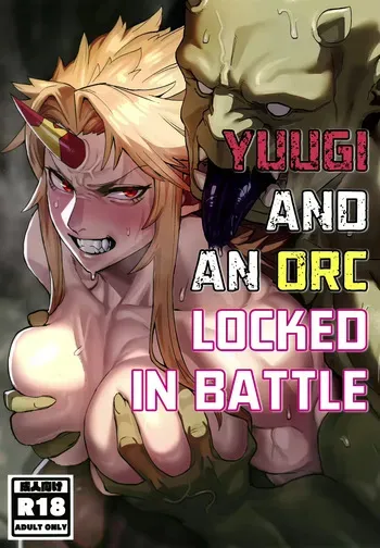 Yuugi and an Orc Locked in Battle manga cover