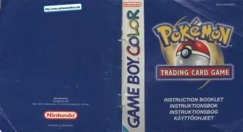 Pokemon Trading Card Game (TCG) Gameboy Manual + Strategy Guide manga cover