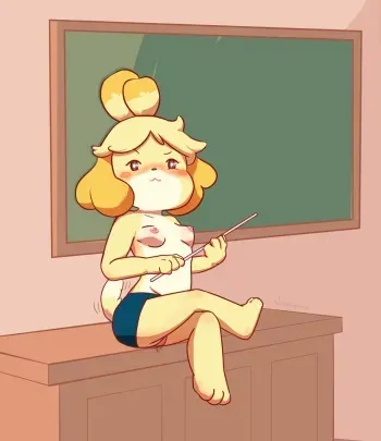 [Nyoronyan] Oncen Time to Isabelle (Animal Crossing) manga cover